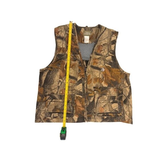 Vintage Camouflage Hunting Vest Mens Large Realtree Unlined - Picture 7 of 7